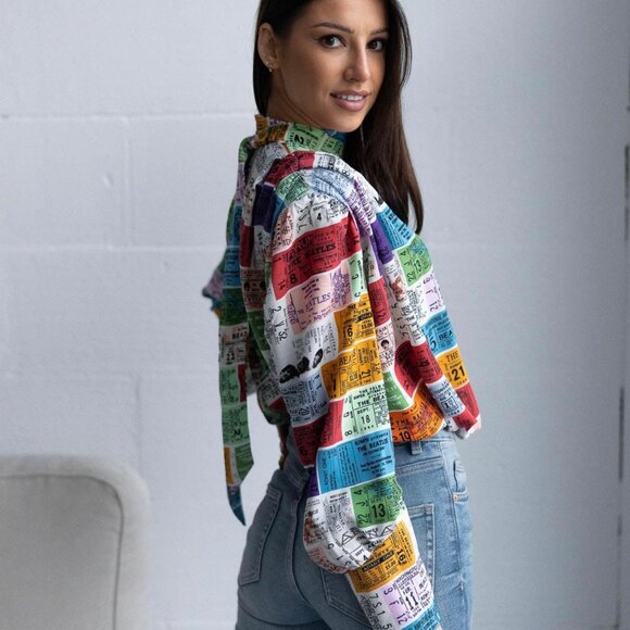 LARA FASHION WOMEN BLOUSE SIZE S/L - Picture 8 of 9